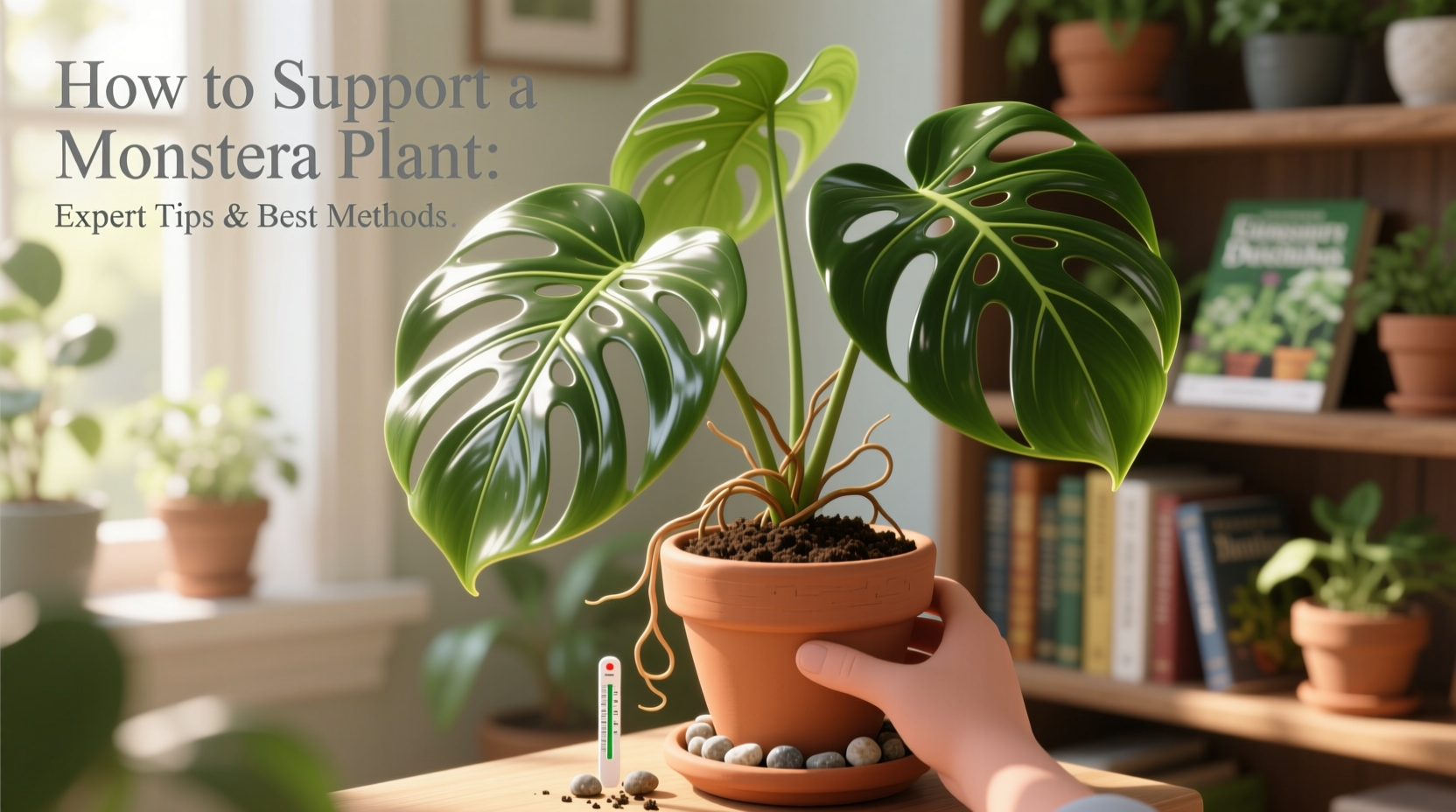 5 Ways to Support Monstera Plants | TheHomeSprouts