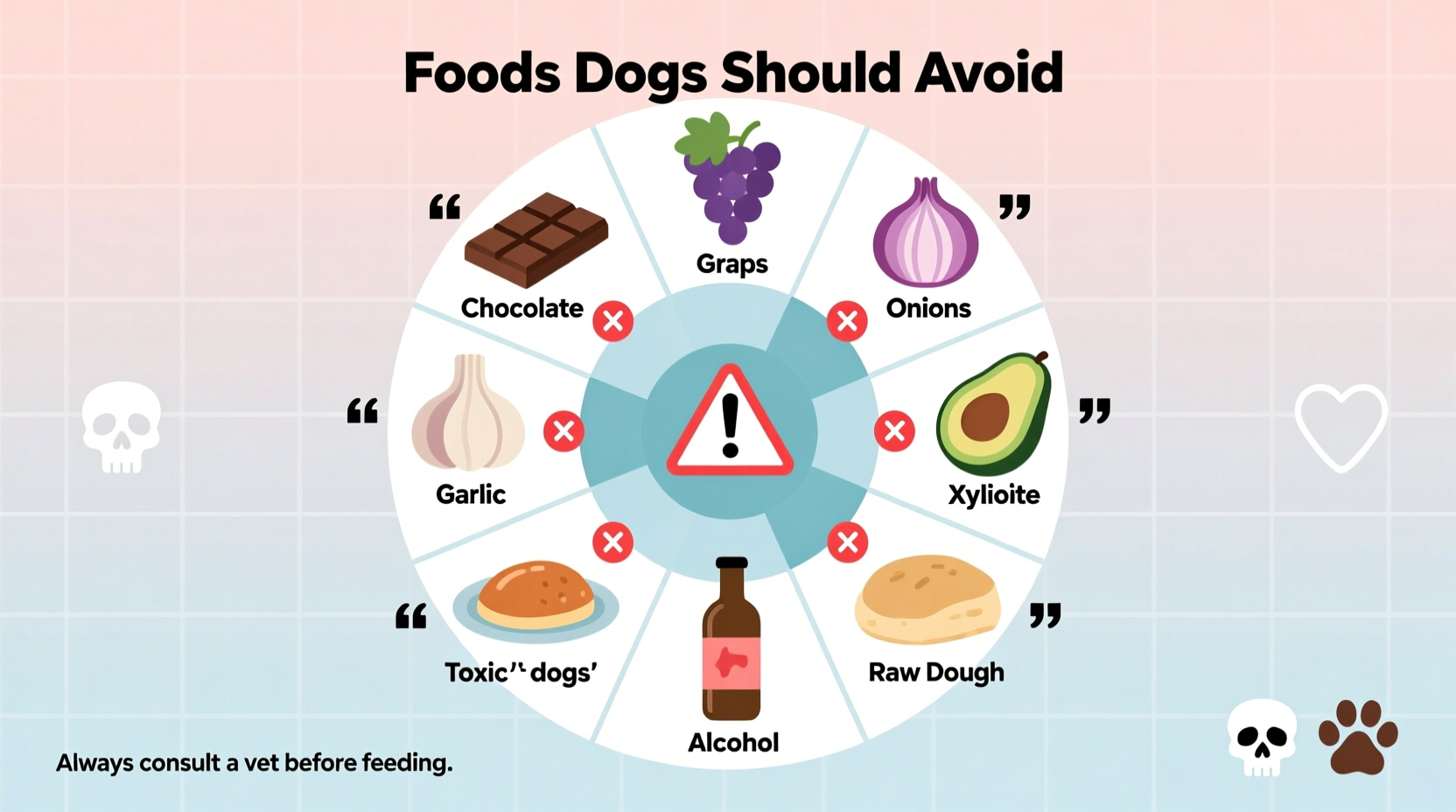what foods can dogs not eat