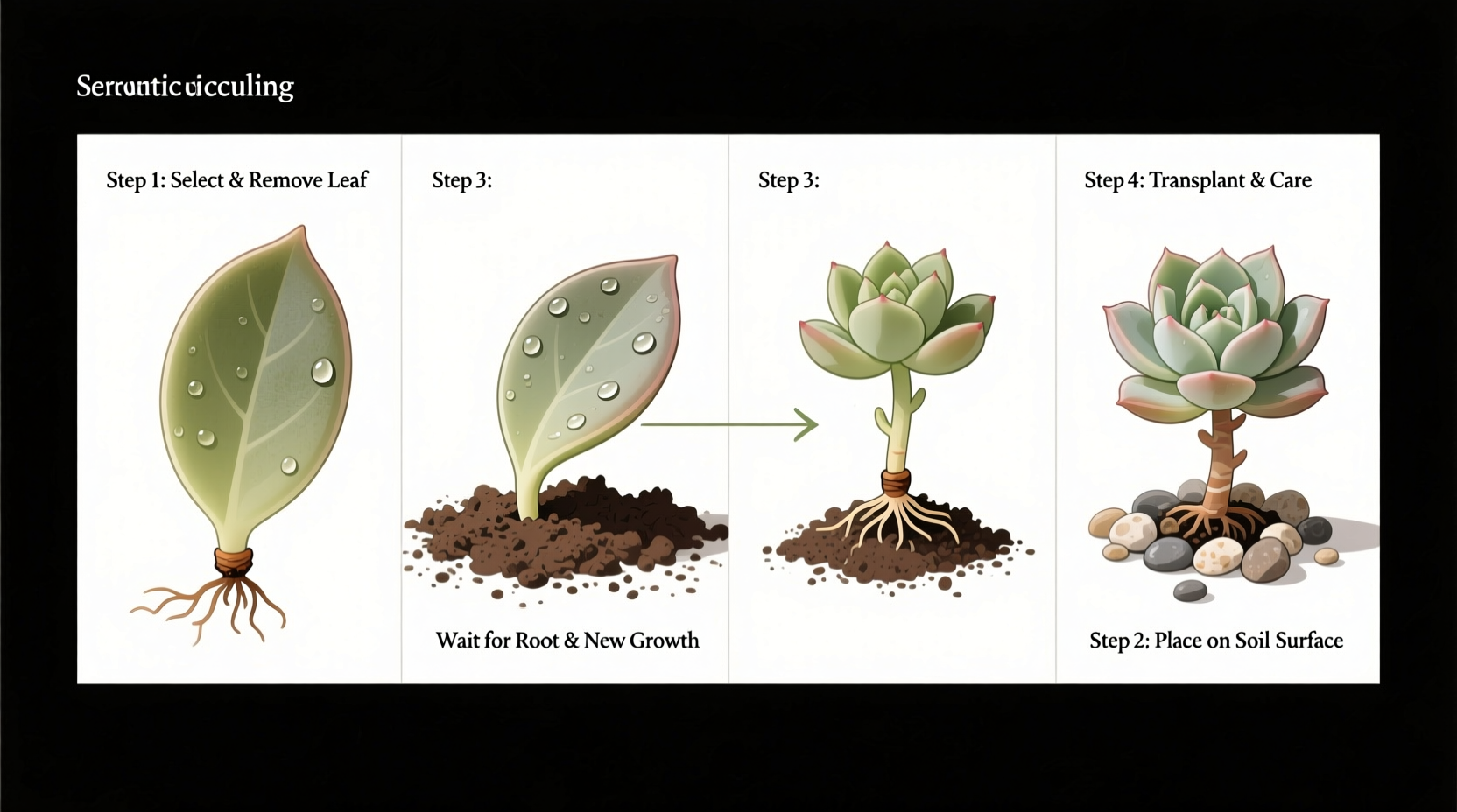 Reroot Succulents in 5 Steps | TheHomeSprouts