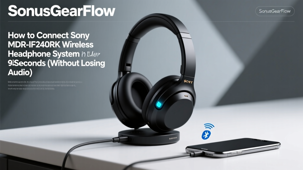 Sony MDR-IF240RK Setup Guide: Fix Sync, Range & Dropouts