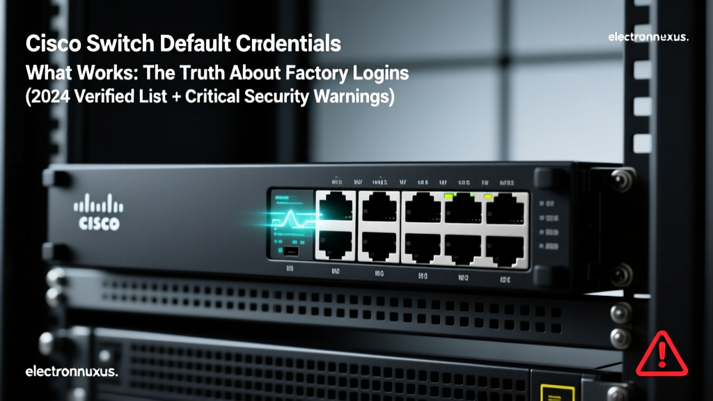 Cisco Switch Default Credentials What Works: The Truth About Factory Logins (2024 Verified List + Critical Security Warnings)