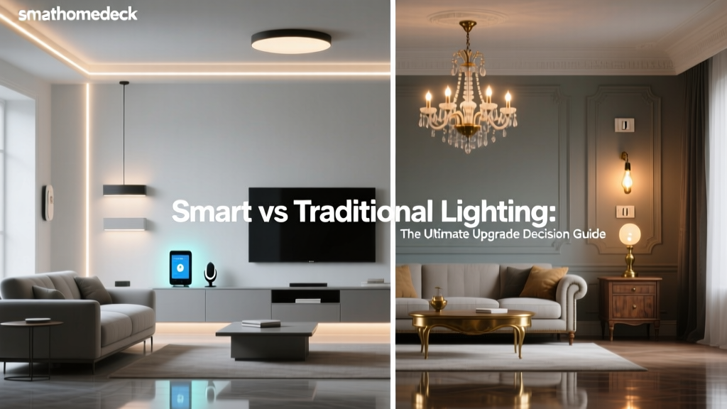 Smart vs Traditional Lighting: The Ultimate Upgrade Decision Guide