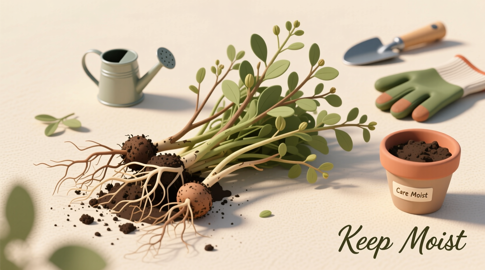 take care of bare root plants