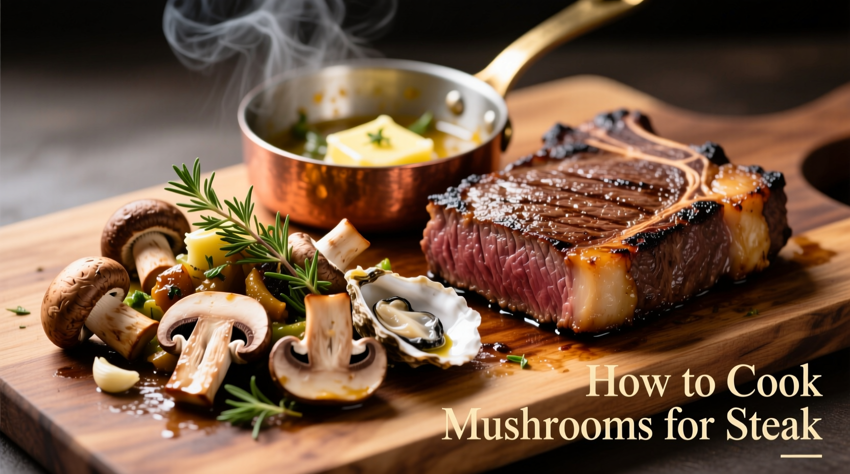 how to cook mushrooms for steak