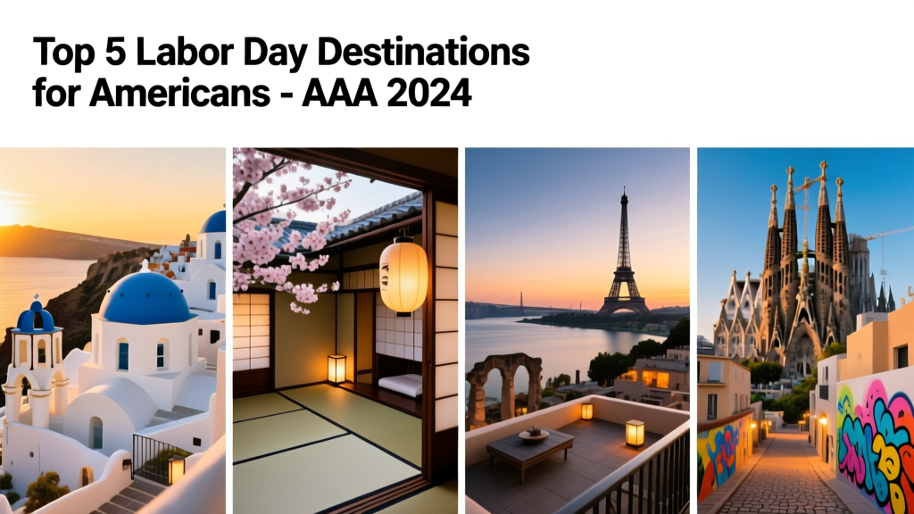Labor Day Top Five International Destinations for Americans According to AAA