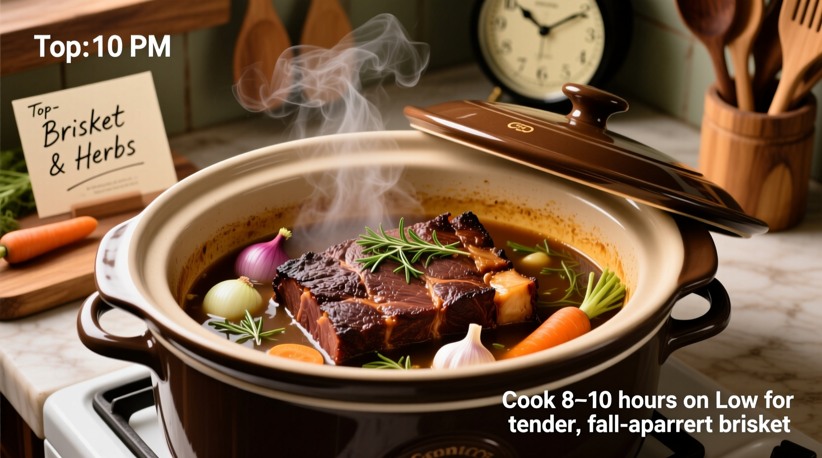 how long to cook brisket in crock pot