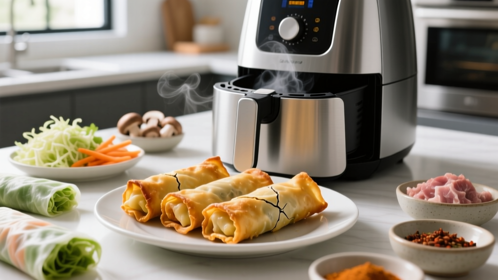How to Make Crispy Egg Rolls in an Air Fryer