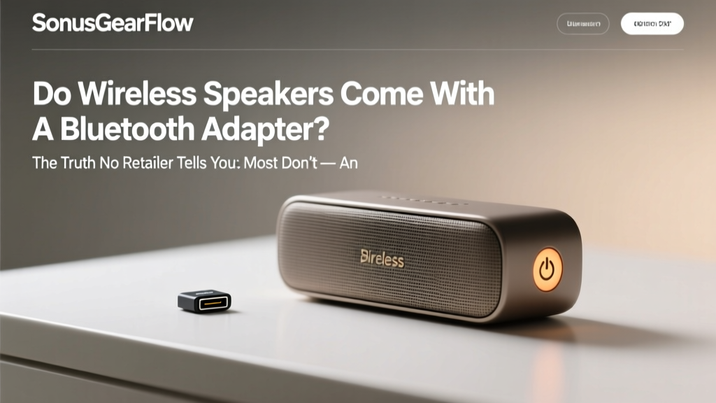 Do Wireless Speakers Come with Bluetooth Adapters?