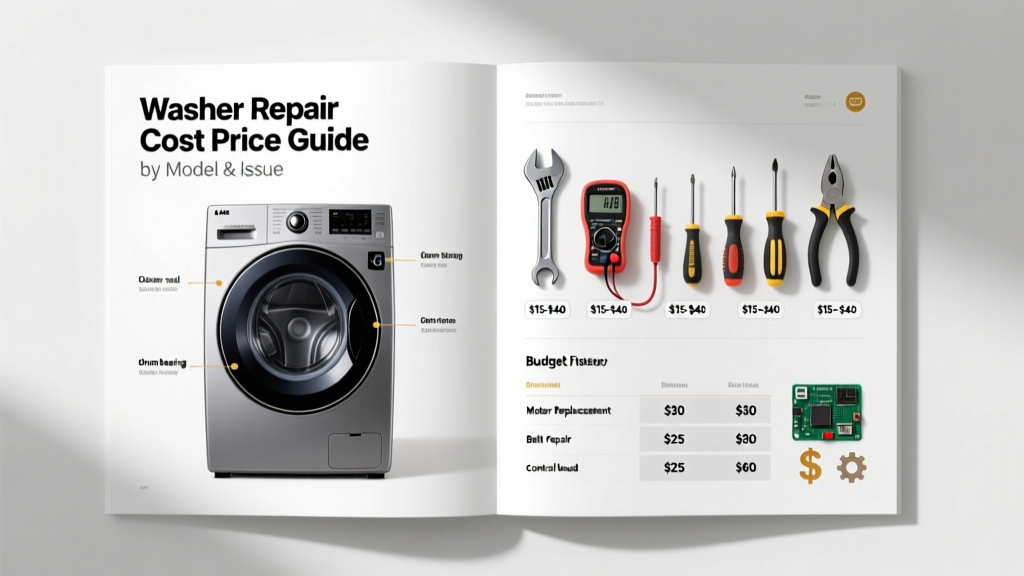 Washer Repair Cost: Price Guide by Model & Issue