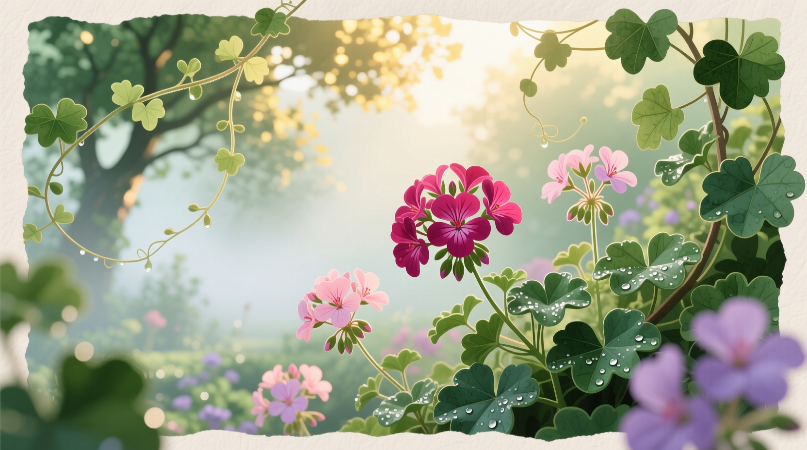 ivy geranium colours