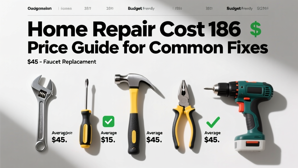 Home Repair Cost 186: Price Guide for Common Fixes