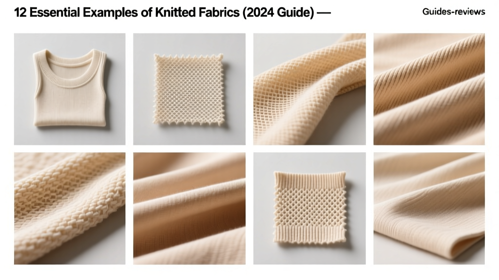 12 Essential Examples of Knitted Fabrics (2024 Guide)