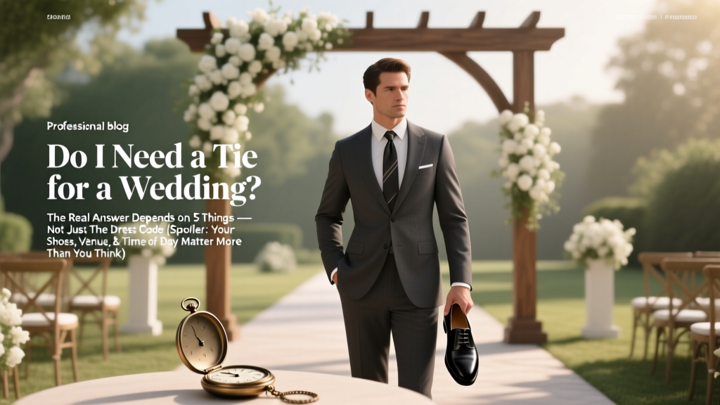 Do I Need a Tie for a Wedding? (2026 Guide)