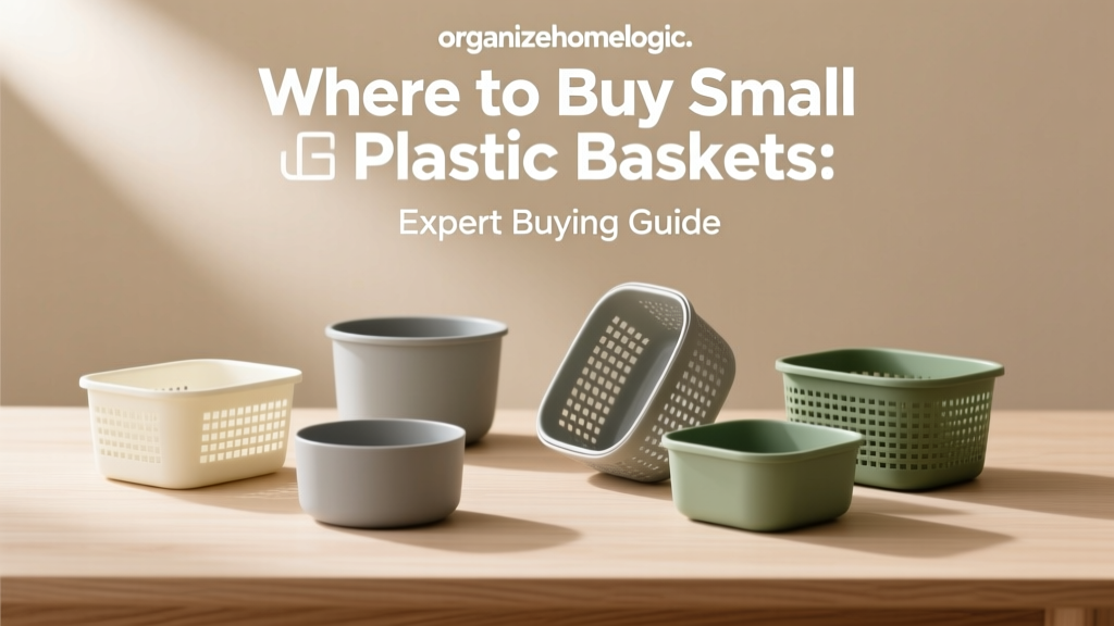 Where to Buy Small Plastic Baskets: Expert Buying Guide