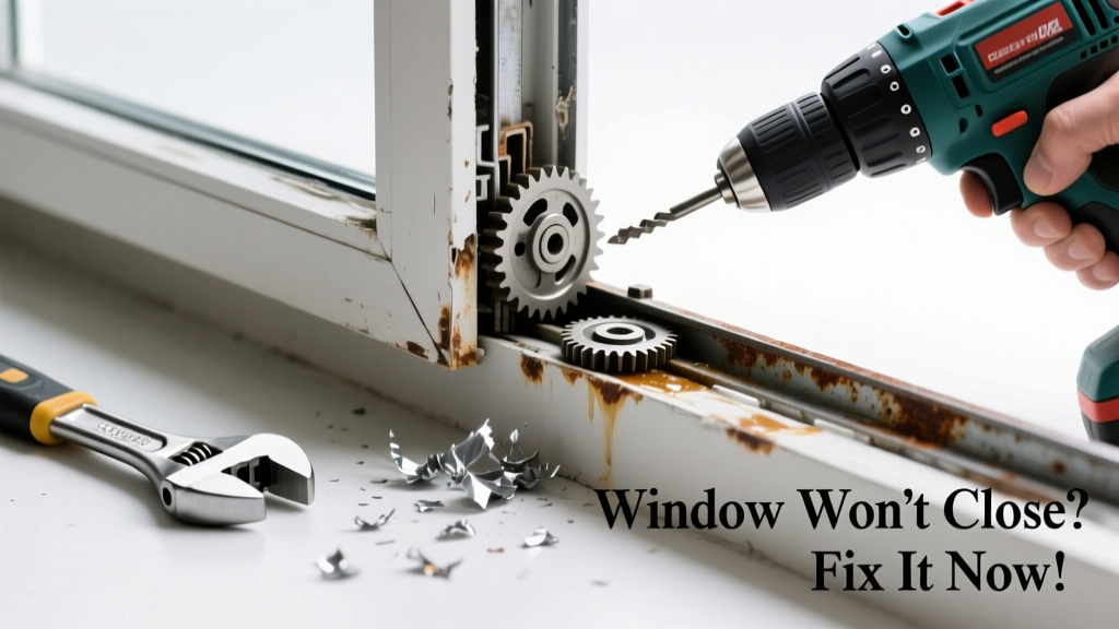 Window Won’t Close & Makes Grinding Noise: Fix It Now