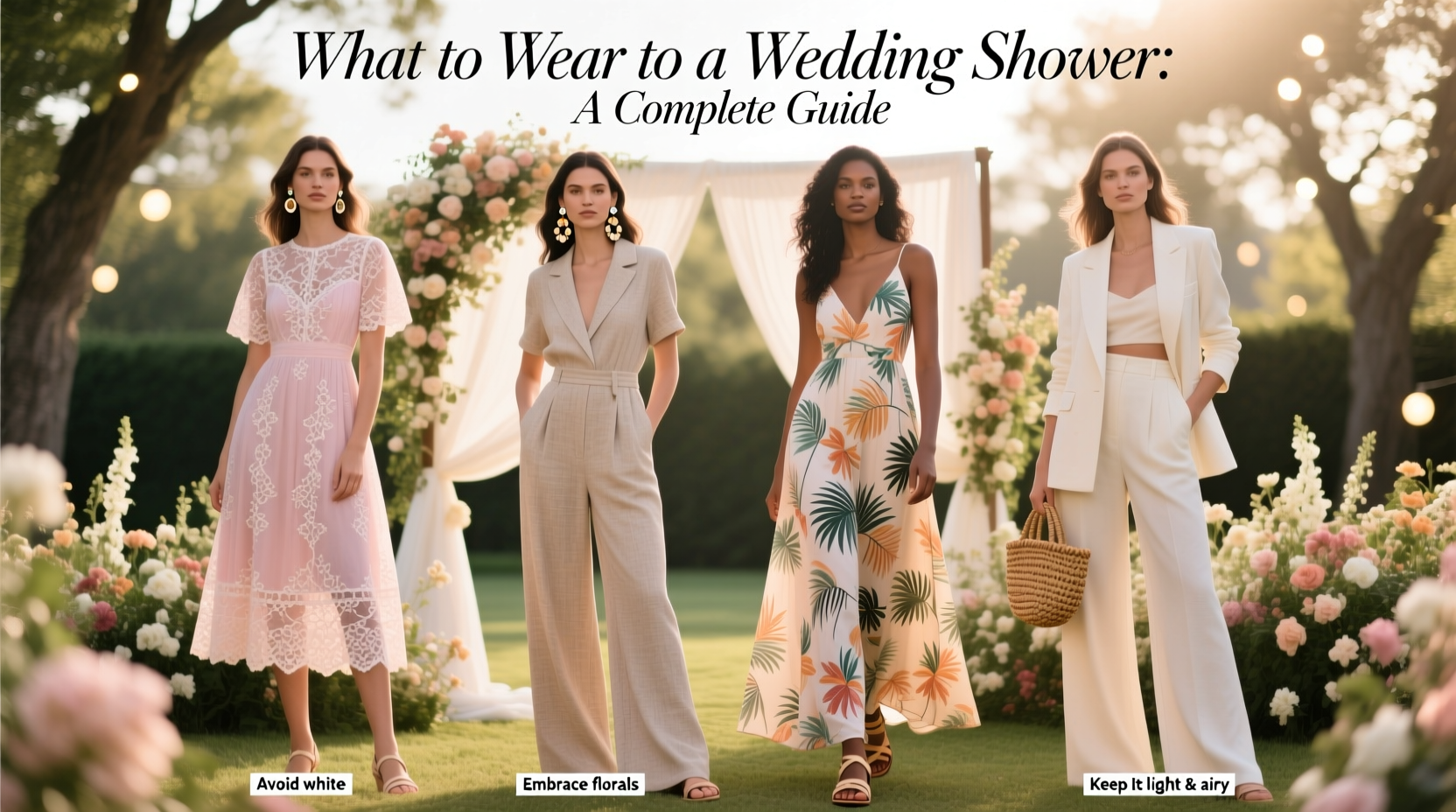 what to wear to a wedding shower