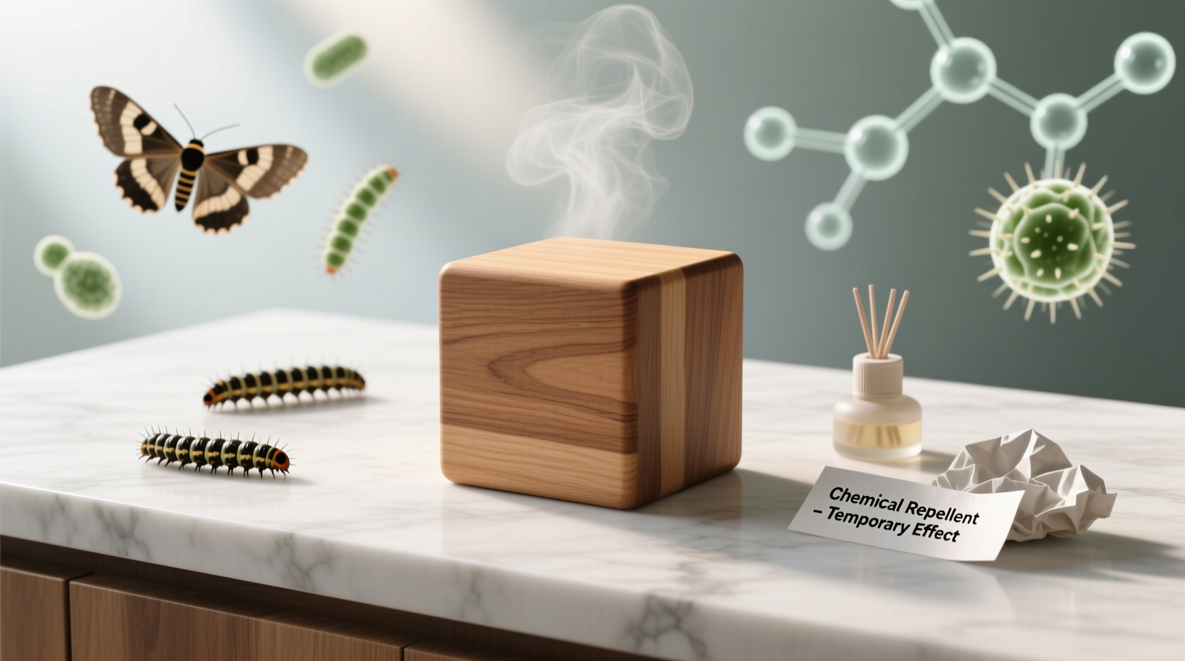 cedar blocks vs scent diffusers for moth control