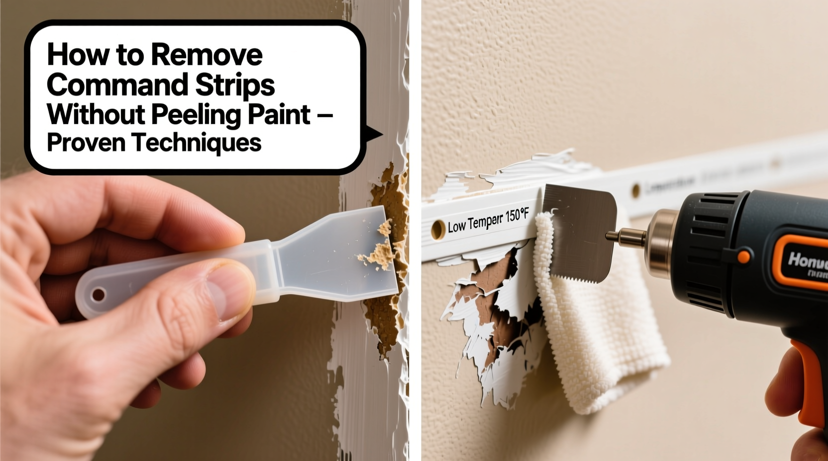 how to remove command strips without peeling paint proven techniques