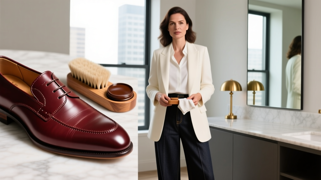Cordovan Leather Shoe Polishing Guide for Women