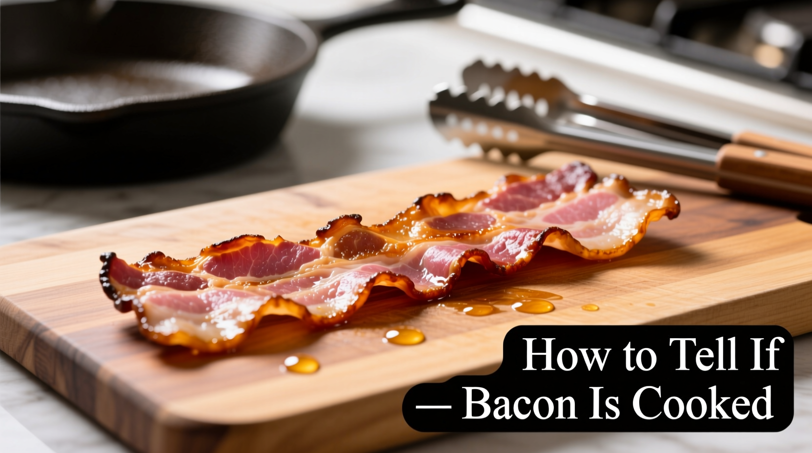 how to tell if bacon is cooked