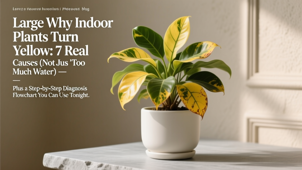 Why Large Indoor Plants Turn Yellow (7 Causes)