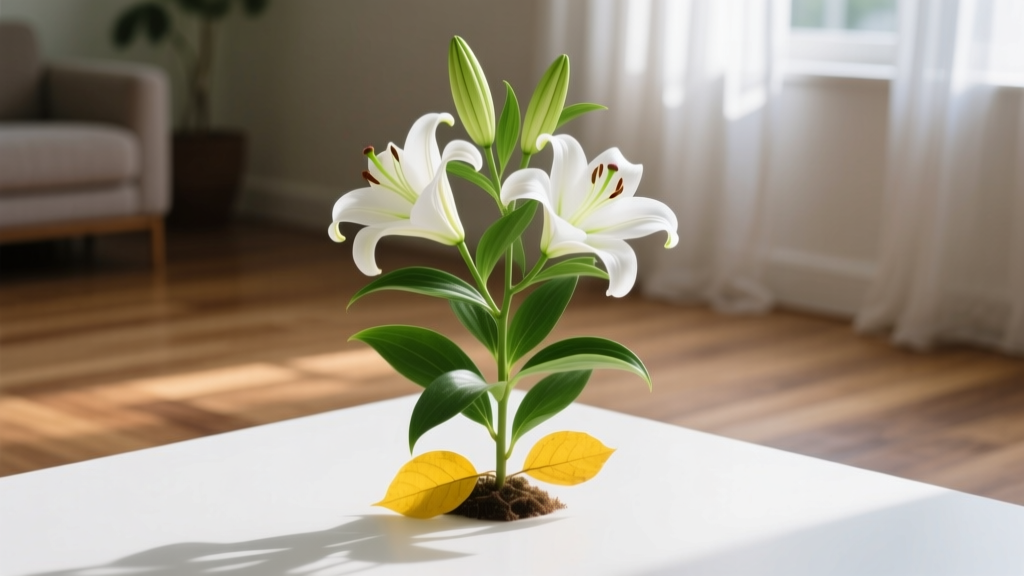 How To Keep An Easter Lily Plant Alive Indoors With Yellow Leaves