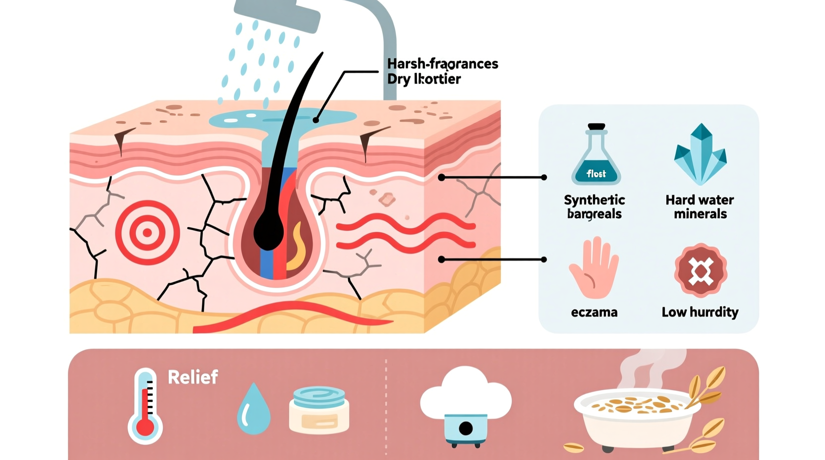 why does my skin itch after showering possible causes and relief
