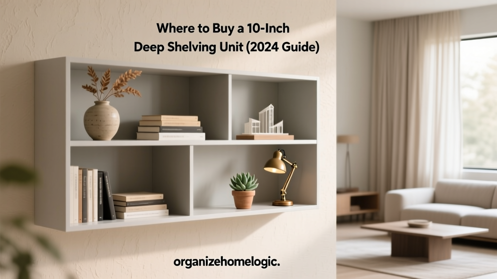 Where to Buy a 10-Inch Deep Shelving Unit (2024 Guide)