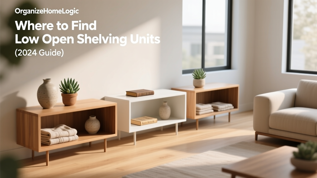 Where to Find Low Open Shelving Units (2024 Guide)