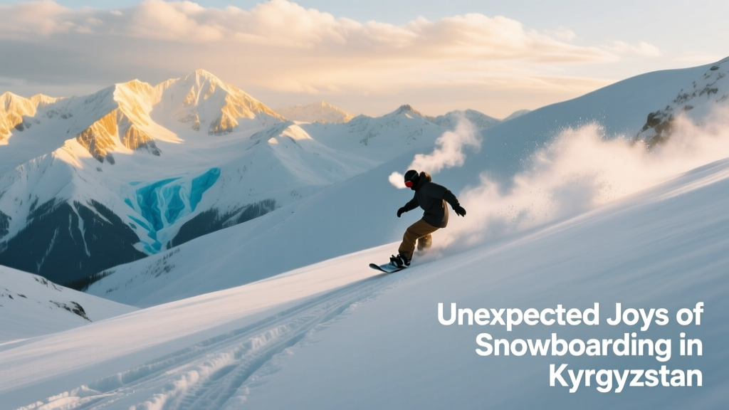 The Unexpected Joys Of Snowboarding In Kyrgyzstan