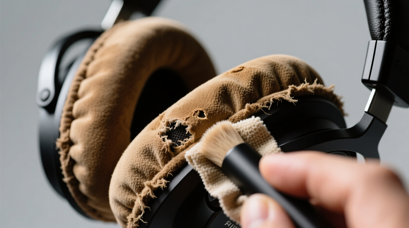 how to clean suede gaming headset ear cushions