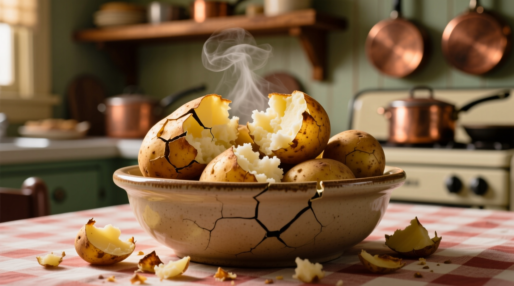 smashed potatoes