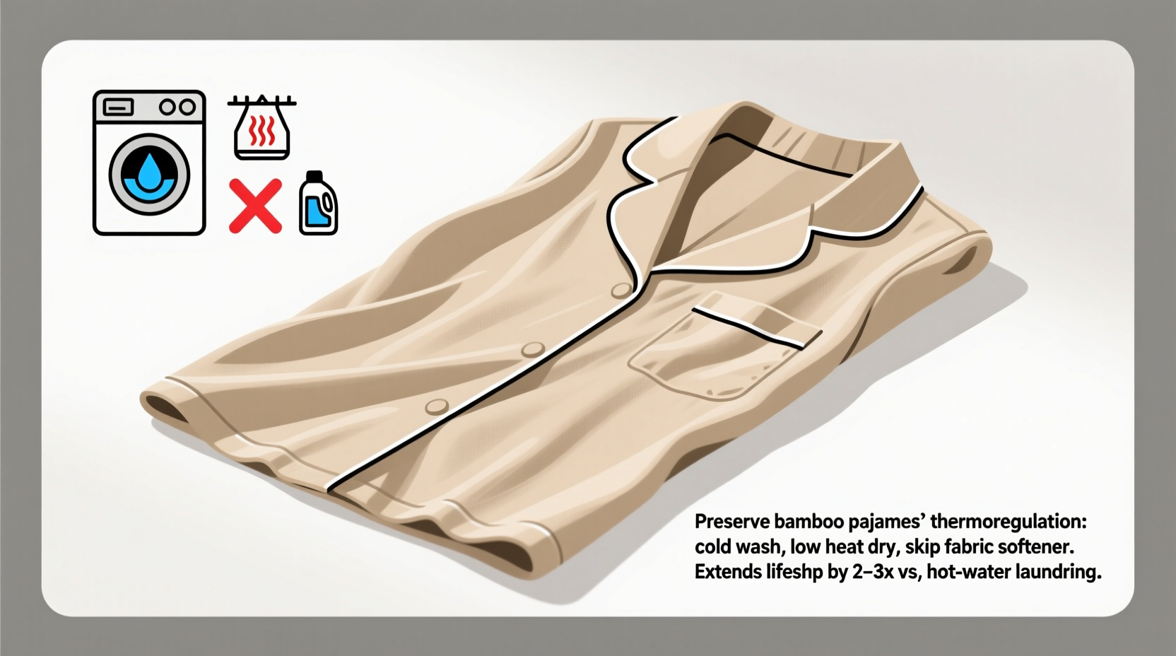 bamboo pajamas laundry tips