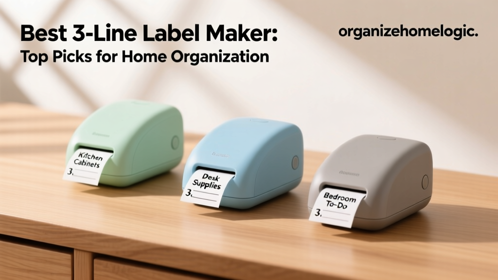 Best 3-Line Label Maker: Top Picks for Home Organization