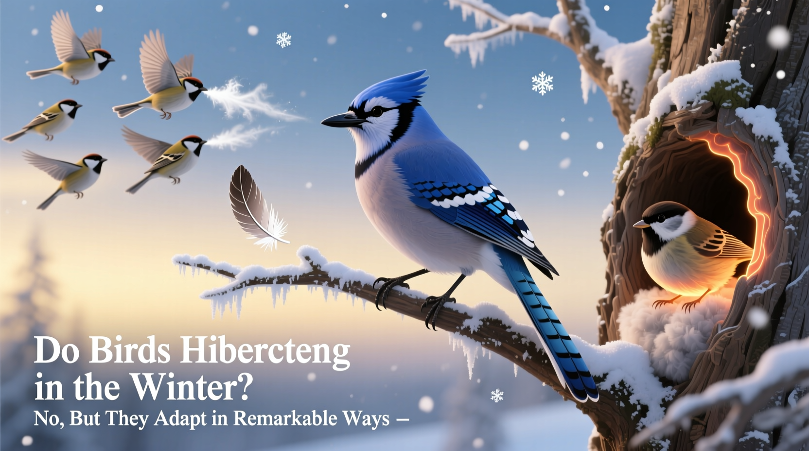 do birds hibernate in the winter