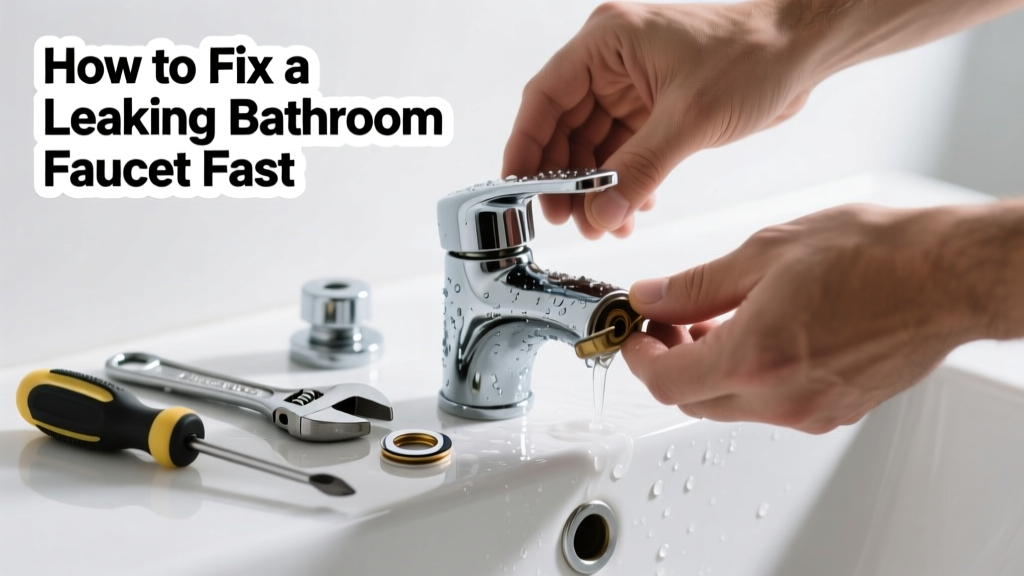 How to Fix a Leaking Bathroom Faucet Fast