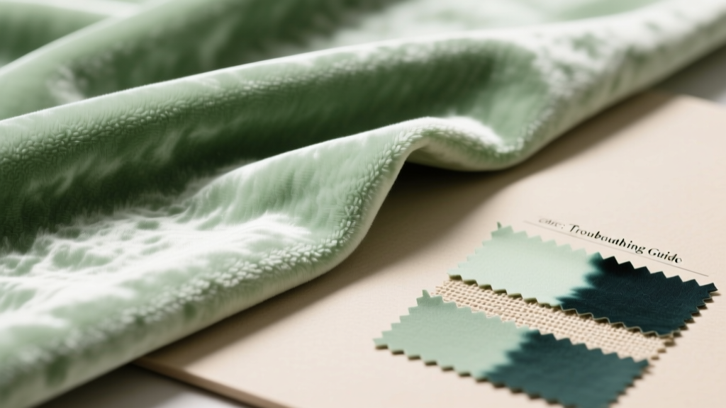 Pale Green Velvet Fabric: Troubleshooting Guide