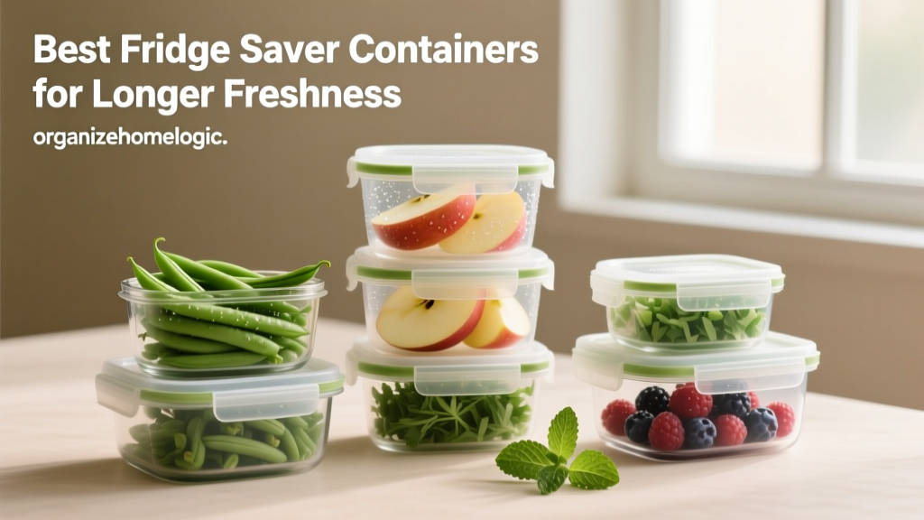 Best Fridge Saver Containers for Longer Freshness