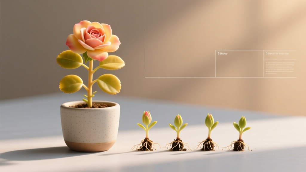 Baby Sun Rose Propagation in Bright Light (2026)