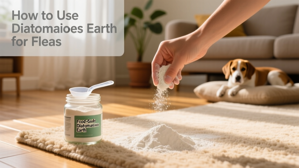 How to Use Diatomaceous Earth for Fleas