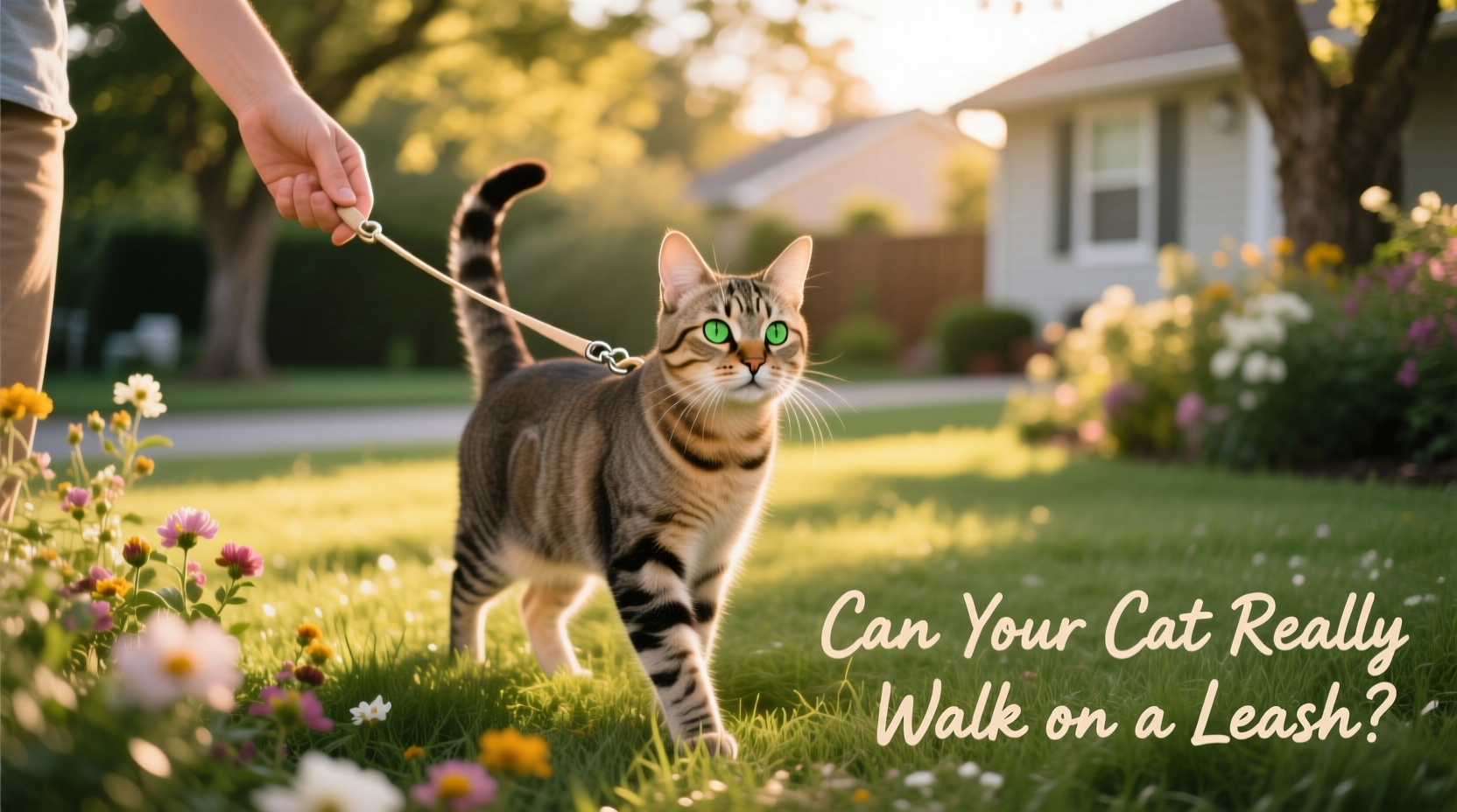 can you really train your cat to walk on a leash or is it stressful for them