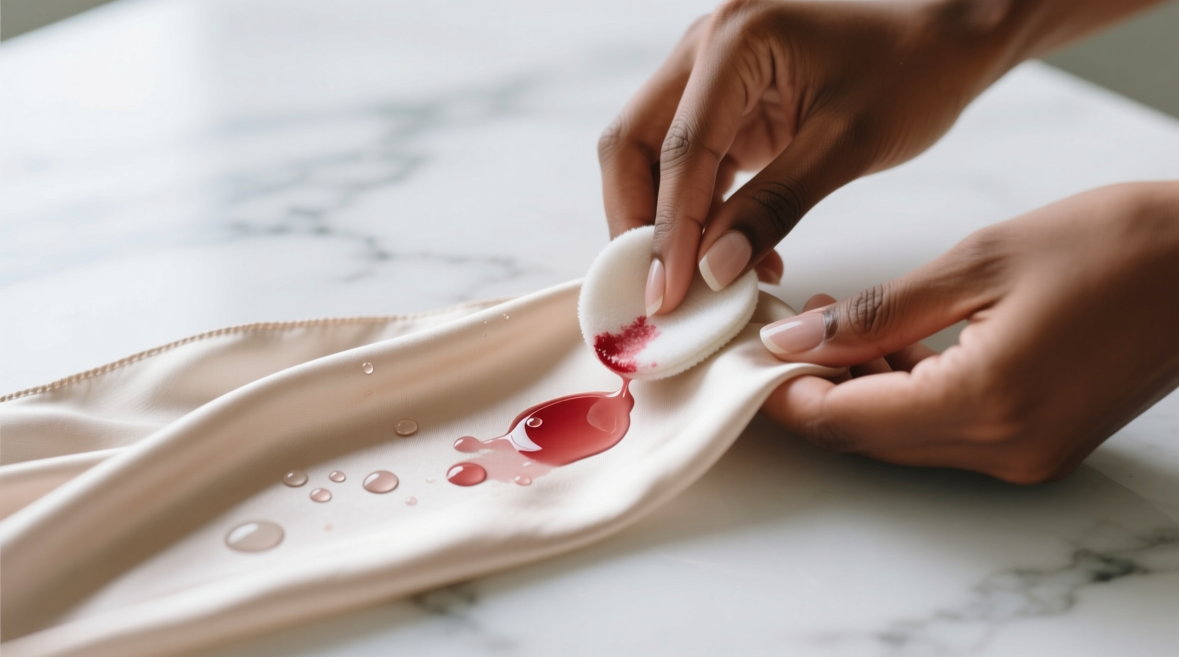 eco friendly cleaning tips lipstick on silk scarf
