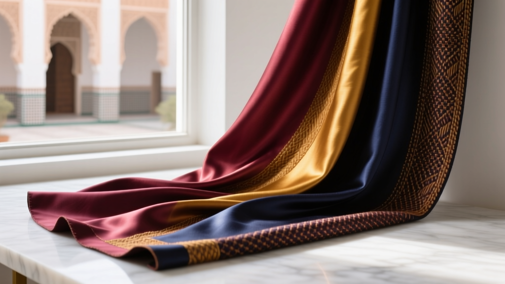Moroccan Satin: Luxe, Lustrous & Locally Crafted