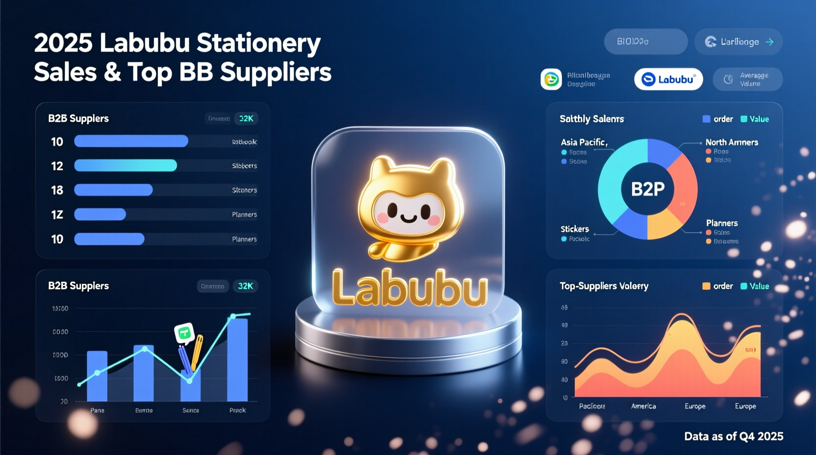 best selling labubu stationary