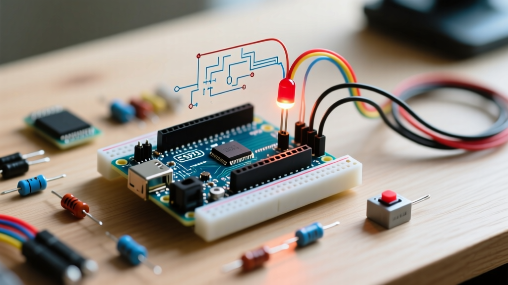 Blinking LED with Arduino: Circuit Physics and Code Logic