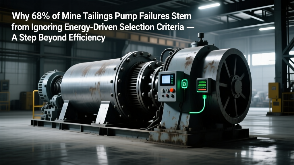 Energy-Driven Tailings Pump Selection Framework