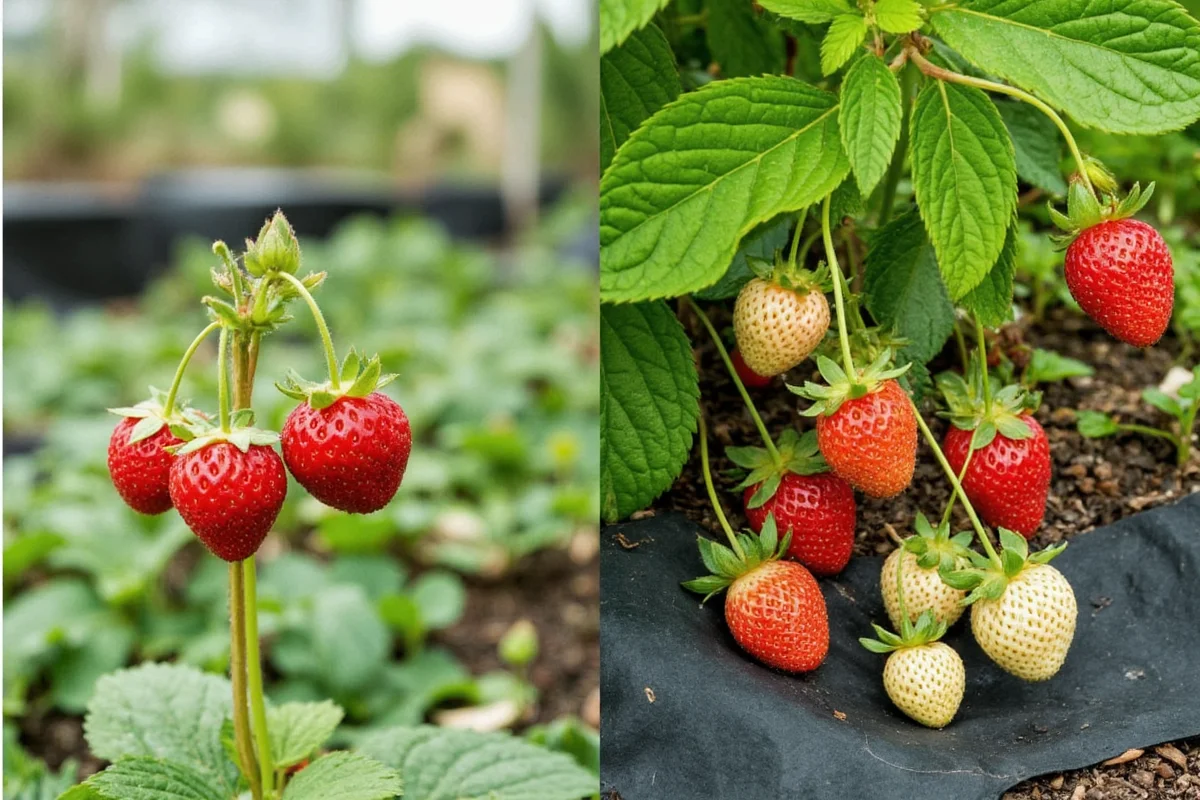 Strawberry Plant Height: 6–12 Inches by Variety