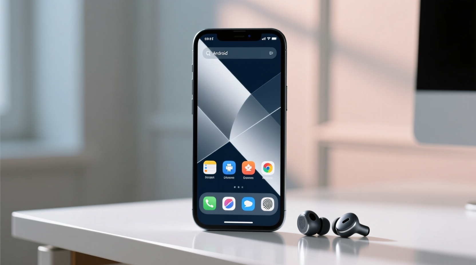smartphone screens blocked android apps and headphone