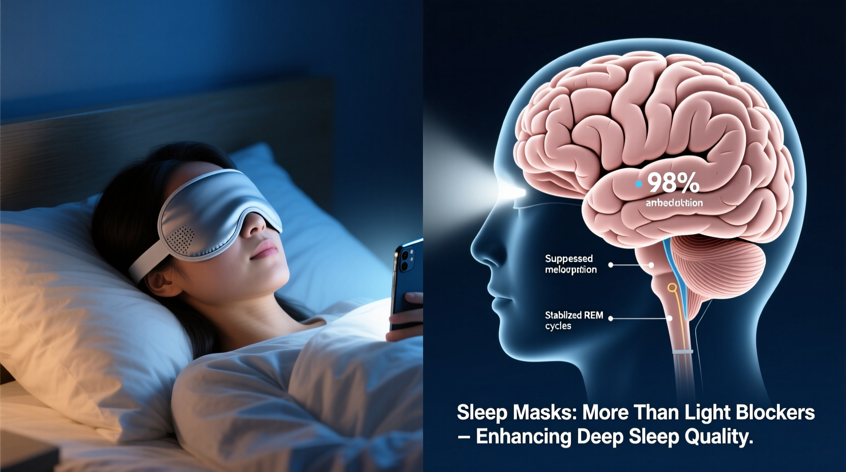 are sleep masks helpful for deep sleep or just blocking light