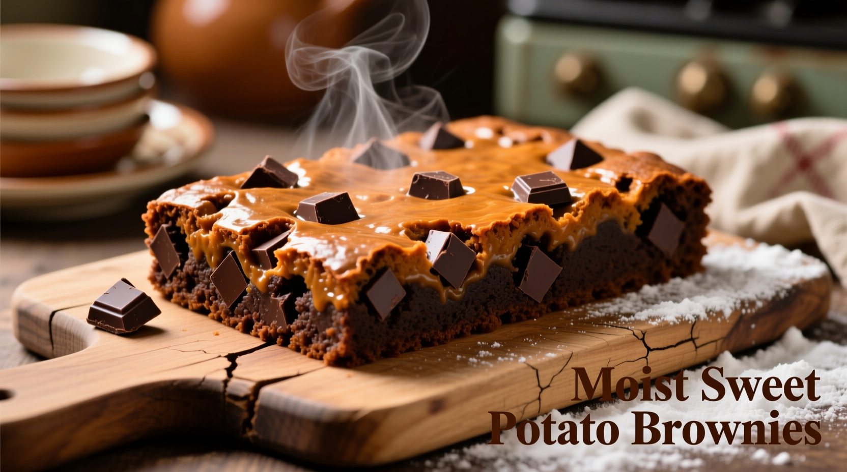 Sweet Potato Brownies mit 4 Zutaten: Einfach & Gesund